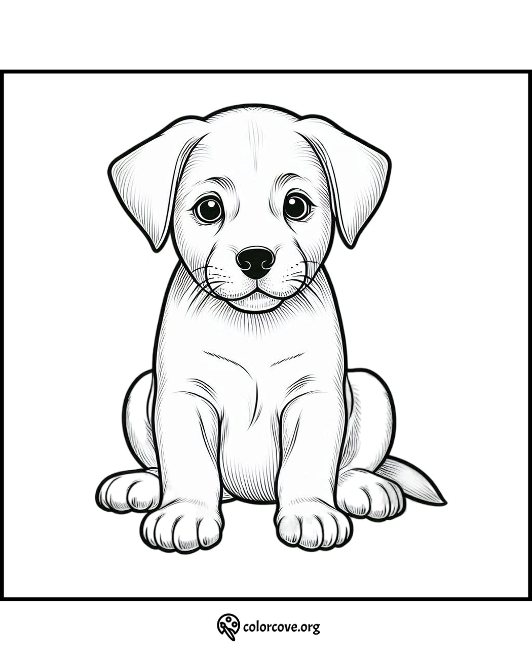24 Free Realistic Dog Coloring Pages – The Color Cove
