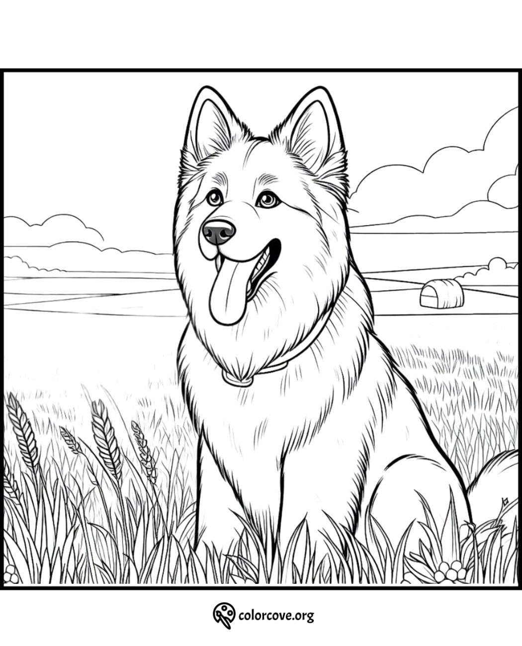 24 Free Realistic Dog Coloring Pages – The Color Cove