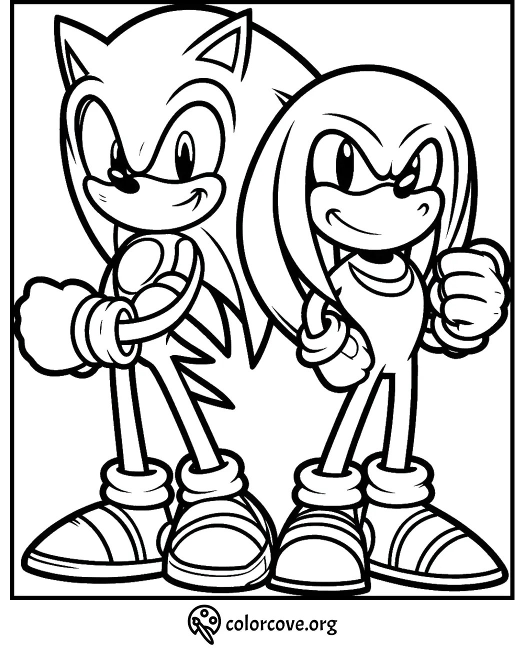 20 Free Sonic Coloring Pages The Color Cove