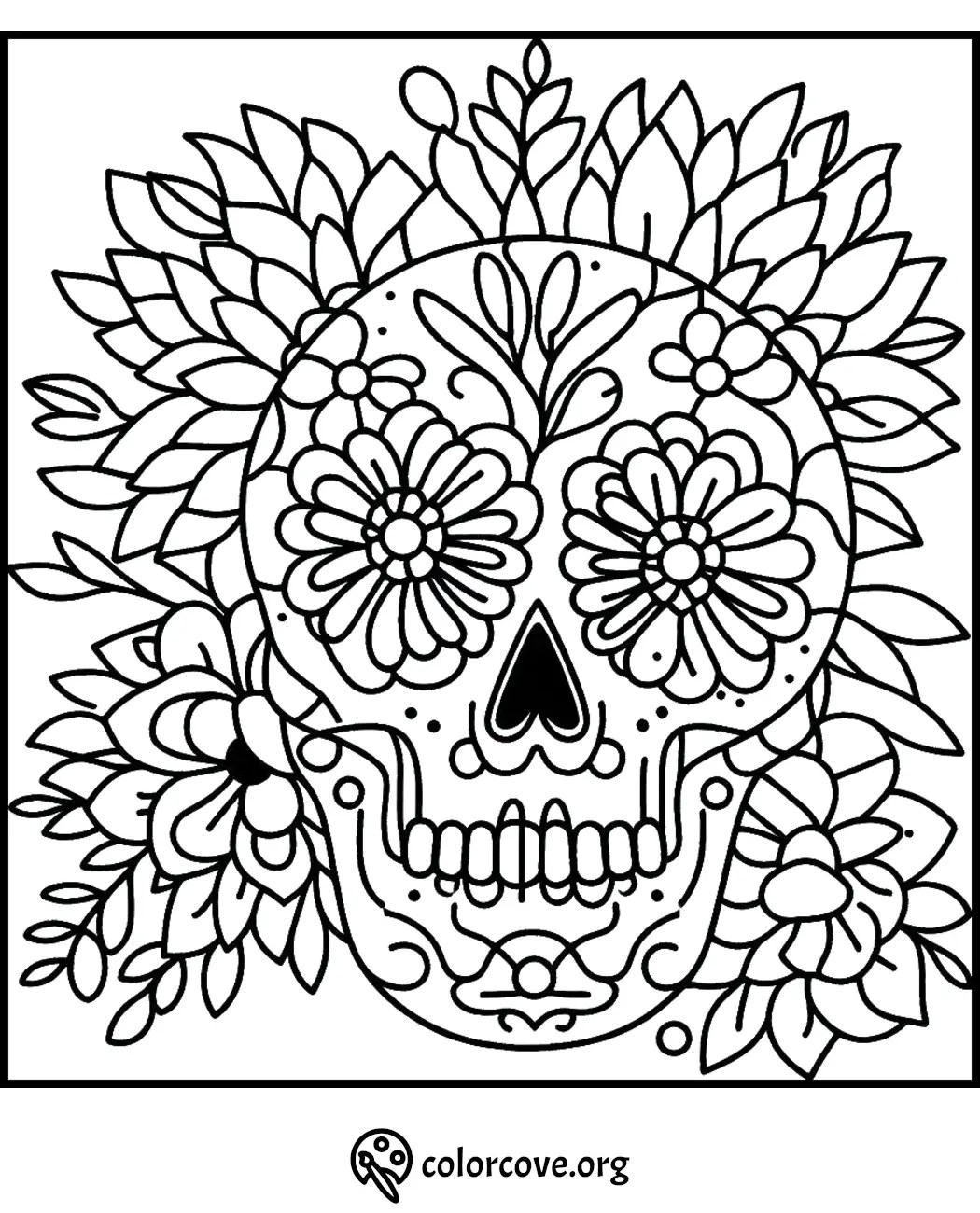 26 Free Sugar Skull Coloring Pages The Color Cove