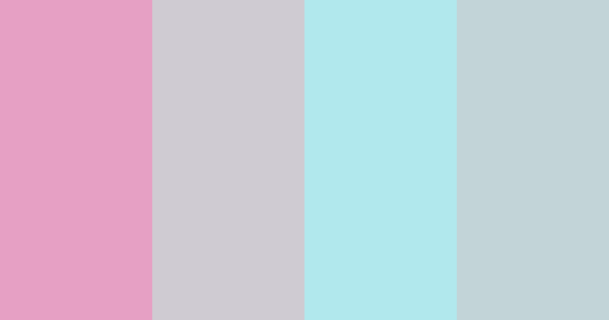 Cotton Candy Winter Skies Color Palette ColorDrop