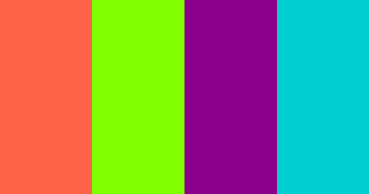 Tropical Sunset Color Palette ColorDrop
