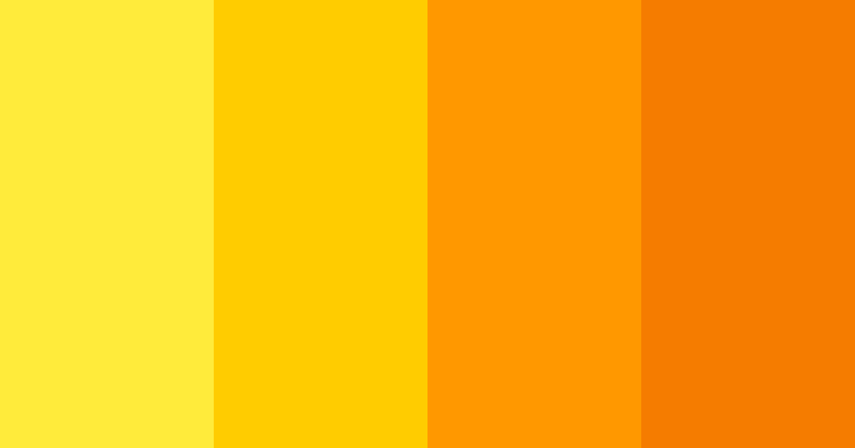 Golden Sunset Color Palette ColorDrop