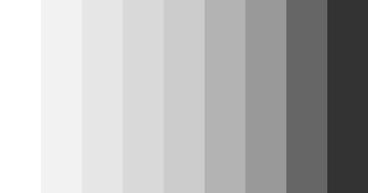 Shades of White Color Palette ColorDrop