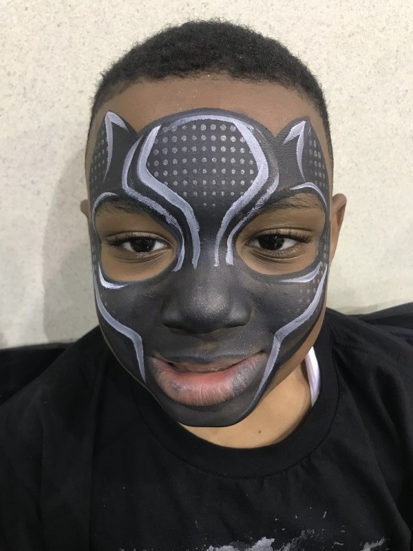 Black Panther Face Paint
