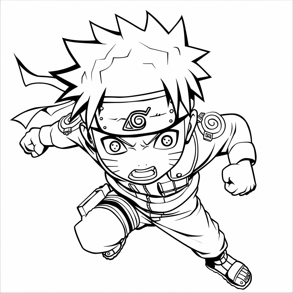 128+ Naruto Coloring Pages Online PDF Explore the Naruto Universe!