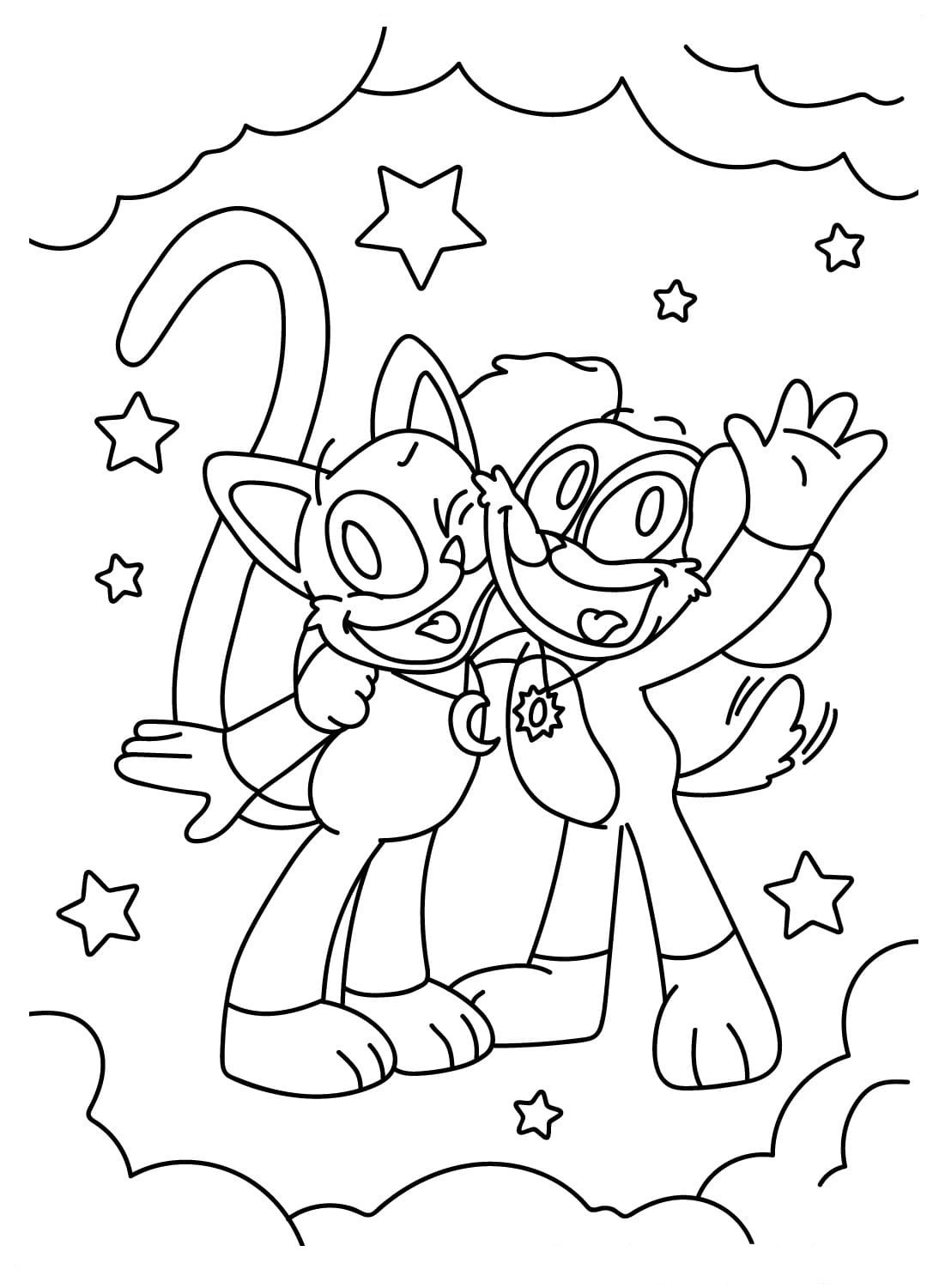 48+ Coloriage Catnap Gratuit Imprime ou Colorie en Ligne