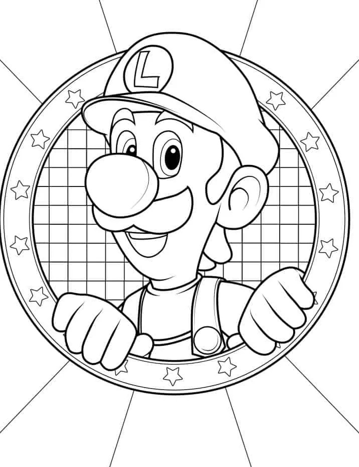 Cool Super Mario And Luigi All Right Coloring Page Super