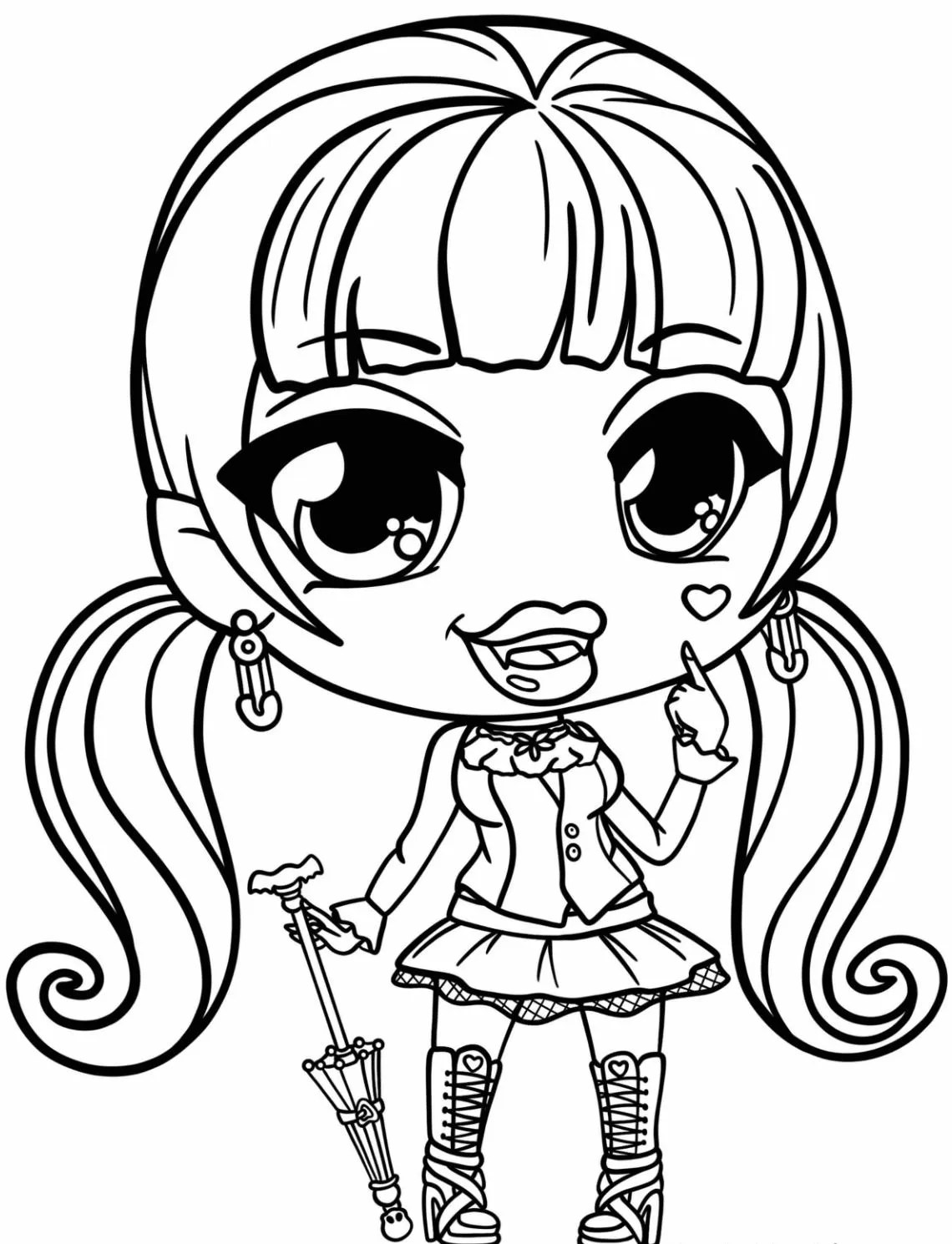 47+ Monster High Coloring Pages High Draculaura, Clawdeen, and More!