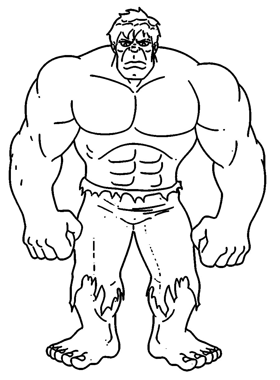 Incredible Hulk Avengers Coloring Pages