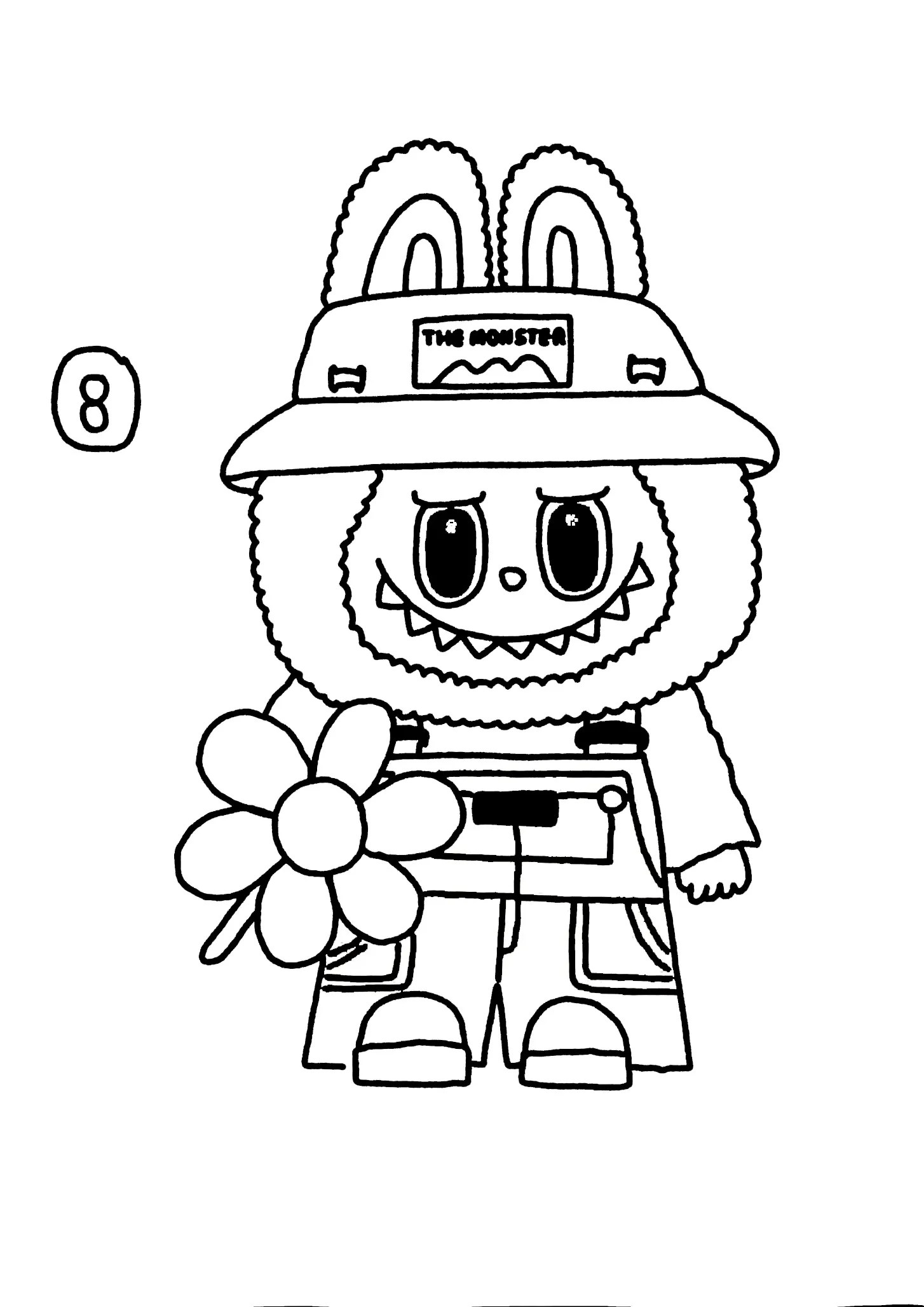 42+ Labubu Coloring Pages Free Kasing Lung Collection
