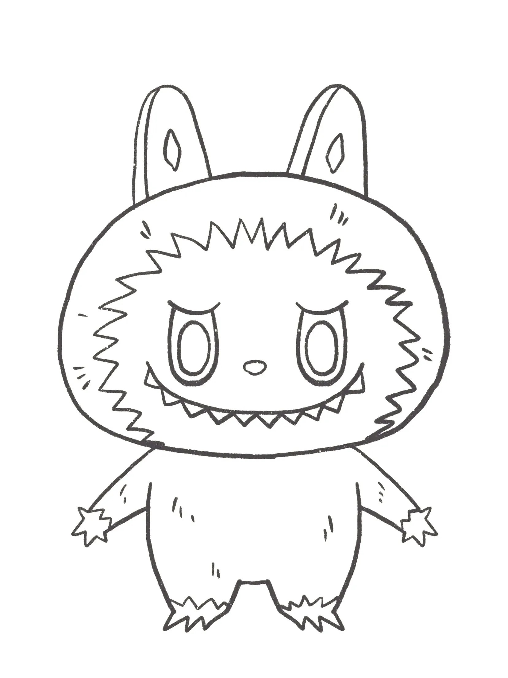 42+ Labubu Coloring Pages Free Kasing Lung Collection