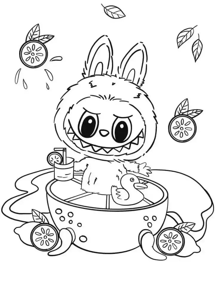 42+ Labubu Coloring Pages Free Kasing Lung Collection