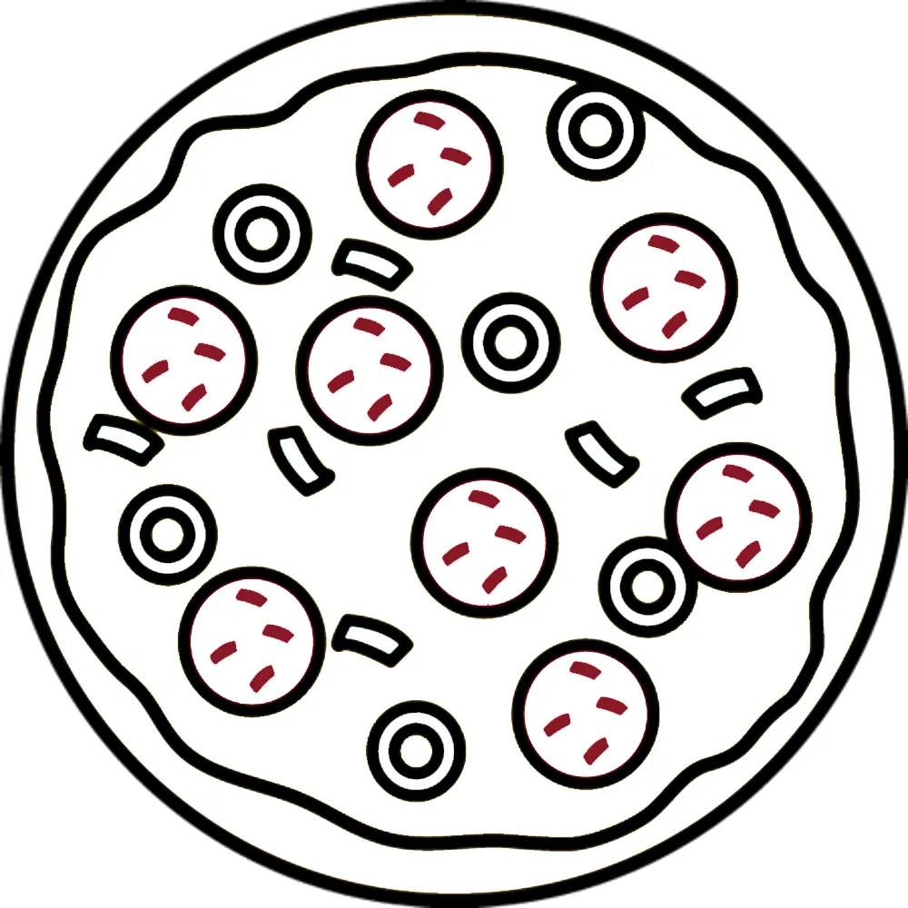 Coloring Pages Pizza Free Create Your Pizza Dream in Colors