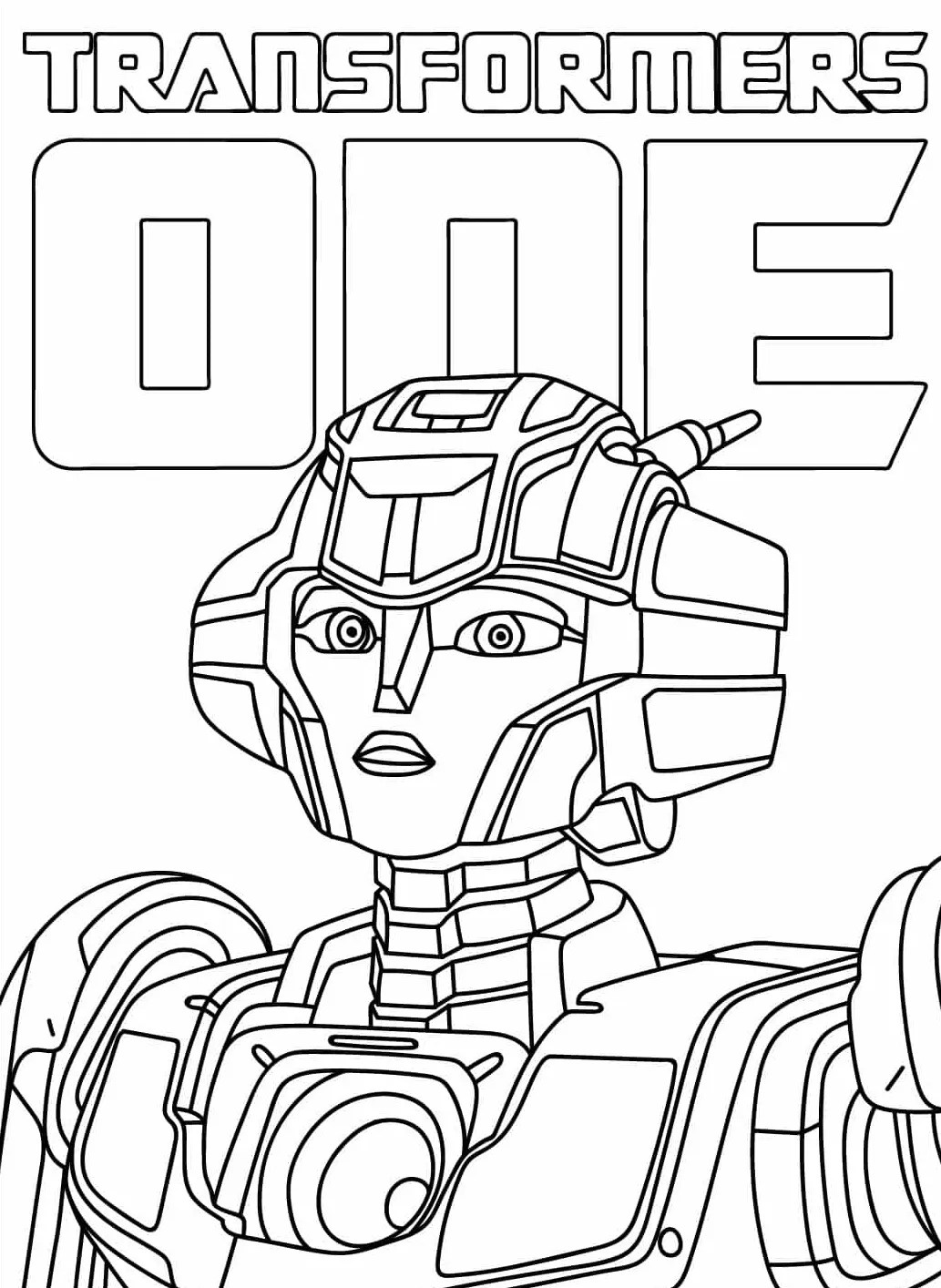 20+ Transformers One para colorear PDF Autobots contra Decepticons