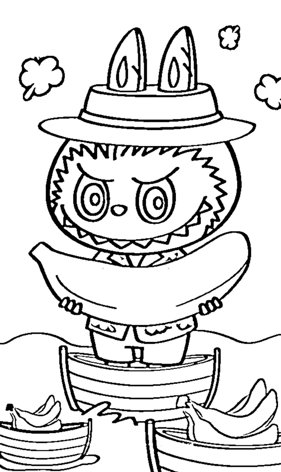 42+ Labubu Coloring Pages Free Kasing Lung Collection