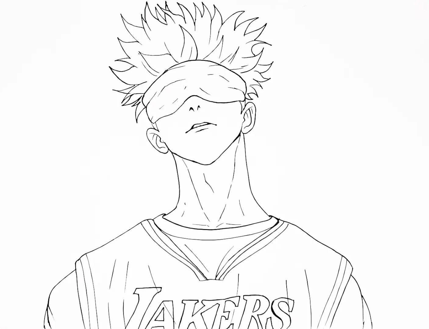 48+ Satoru Gojo Coloring Pages Unleash the Magic of Infinity