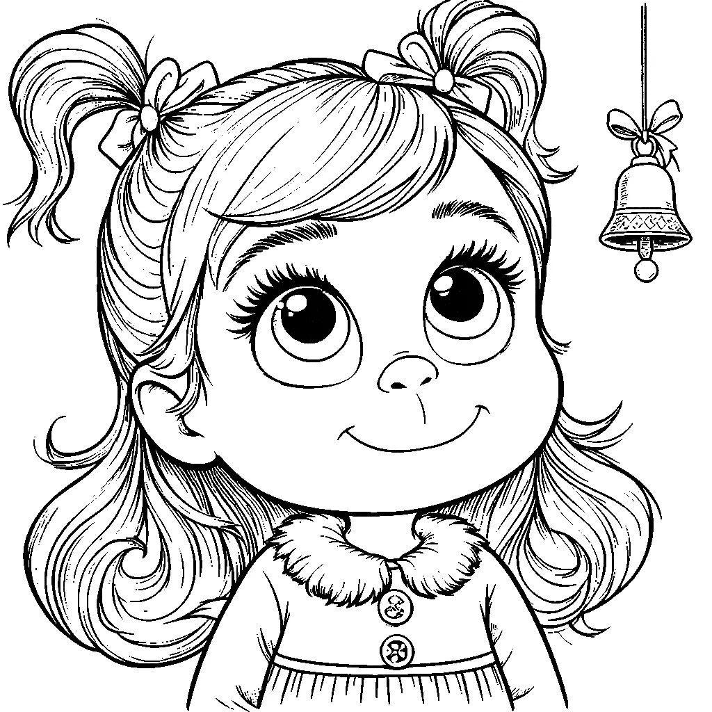 36+ Cindy Lou Who coloring pages free Christmas with the Grinch