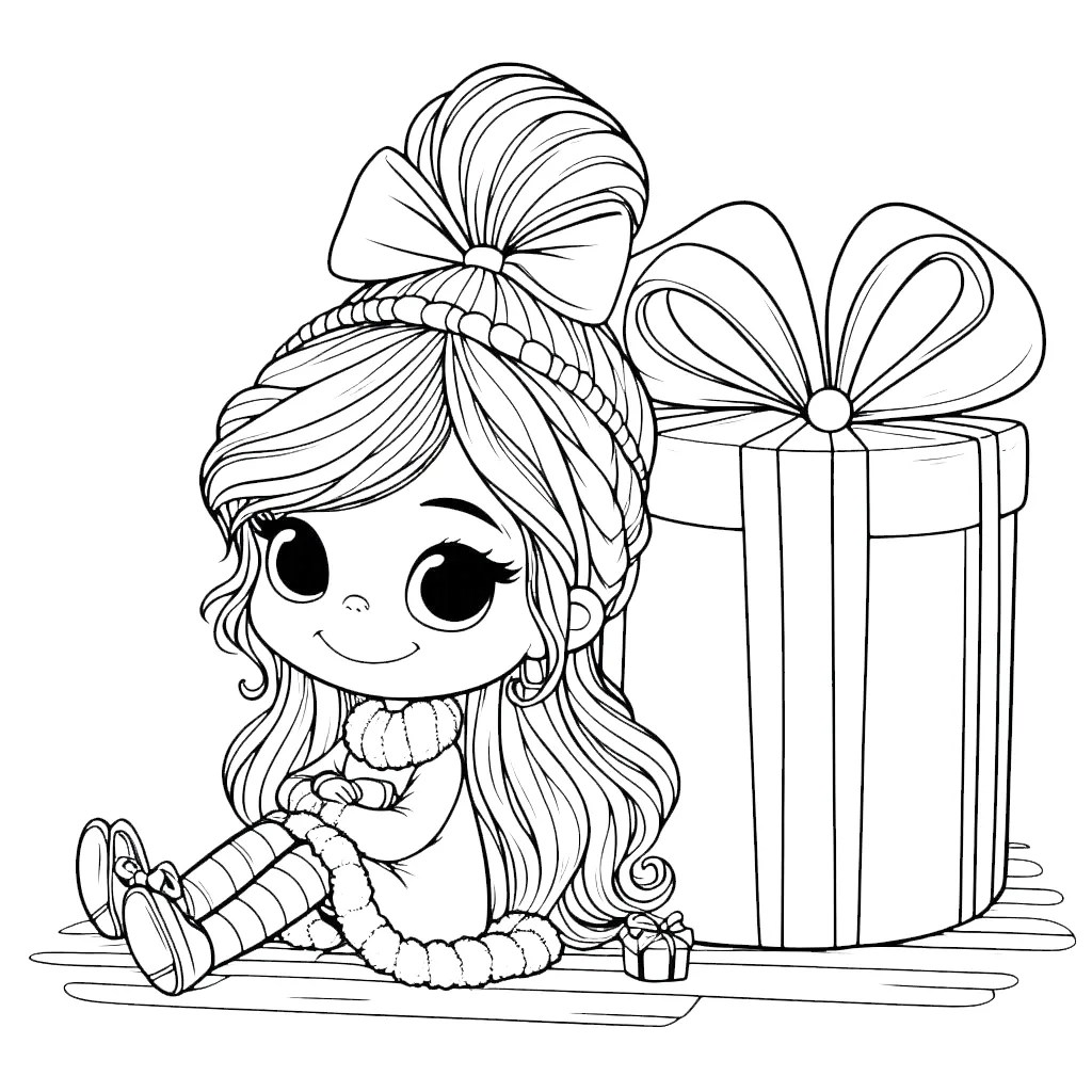 36+ Cindy Lou Who coloring pages free Christmas with the Grinch