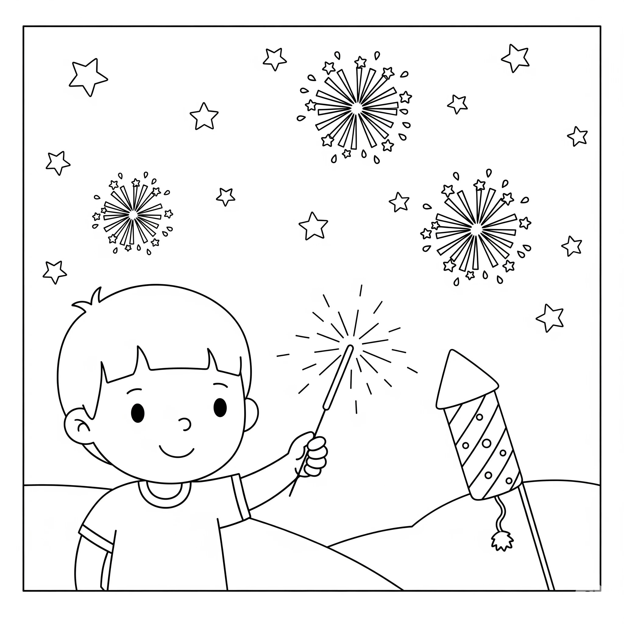 25+ 4th of July Coloring Pages PDF Flags, Fires and Freedom