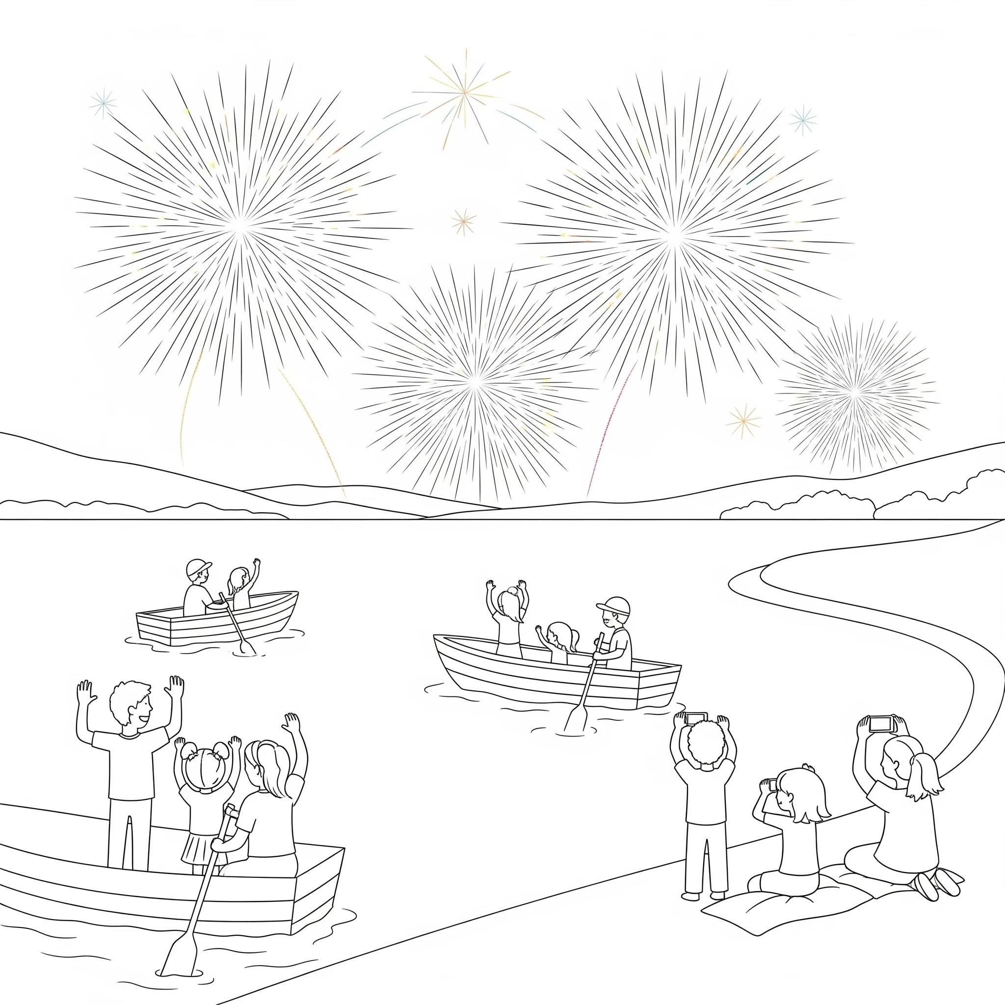 25+ 4th of July Coloring Pages PDF Flags, Fires and Freedom