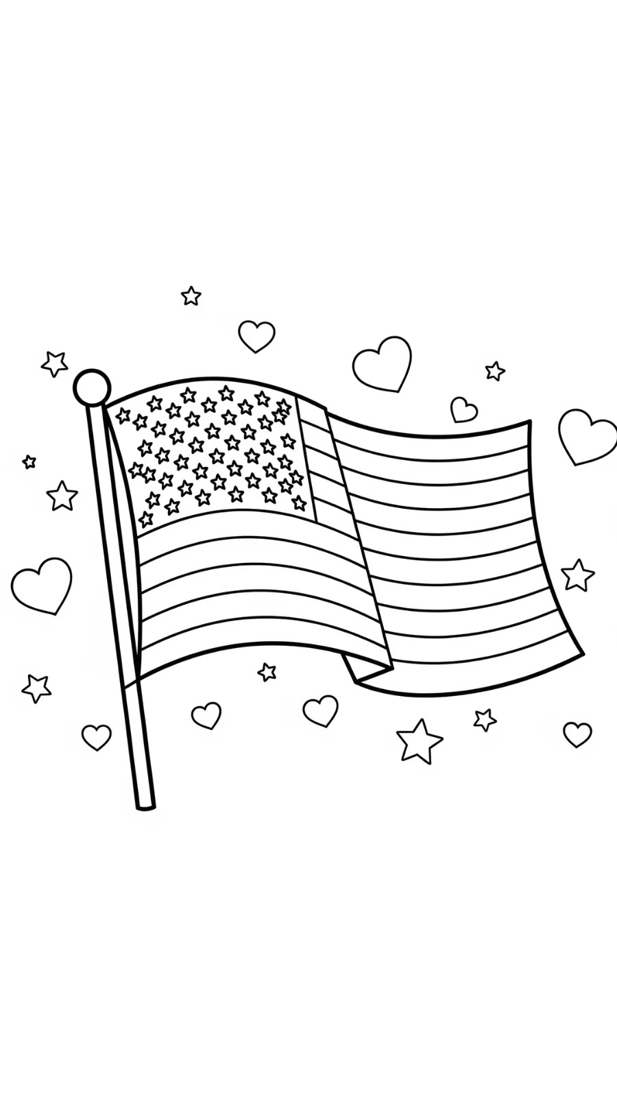 25+ 4th of July Coloring Pages PDF Flags, Fires and Freedom