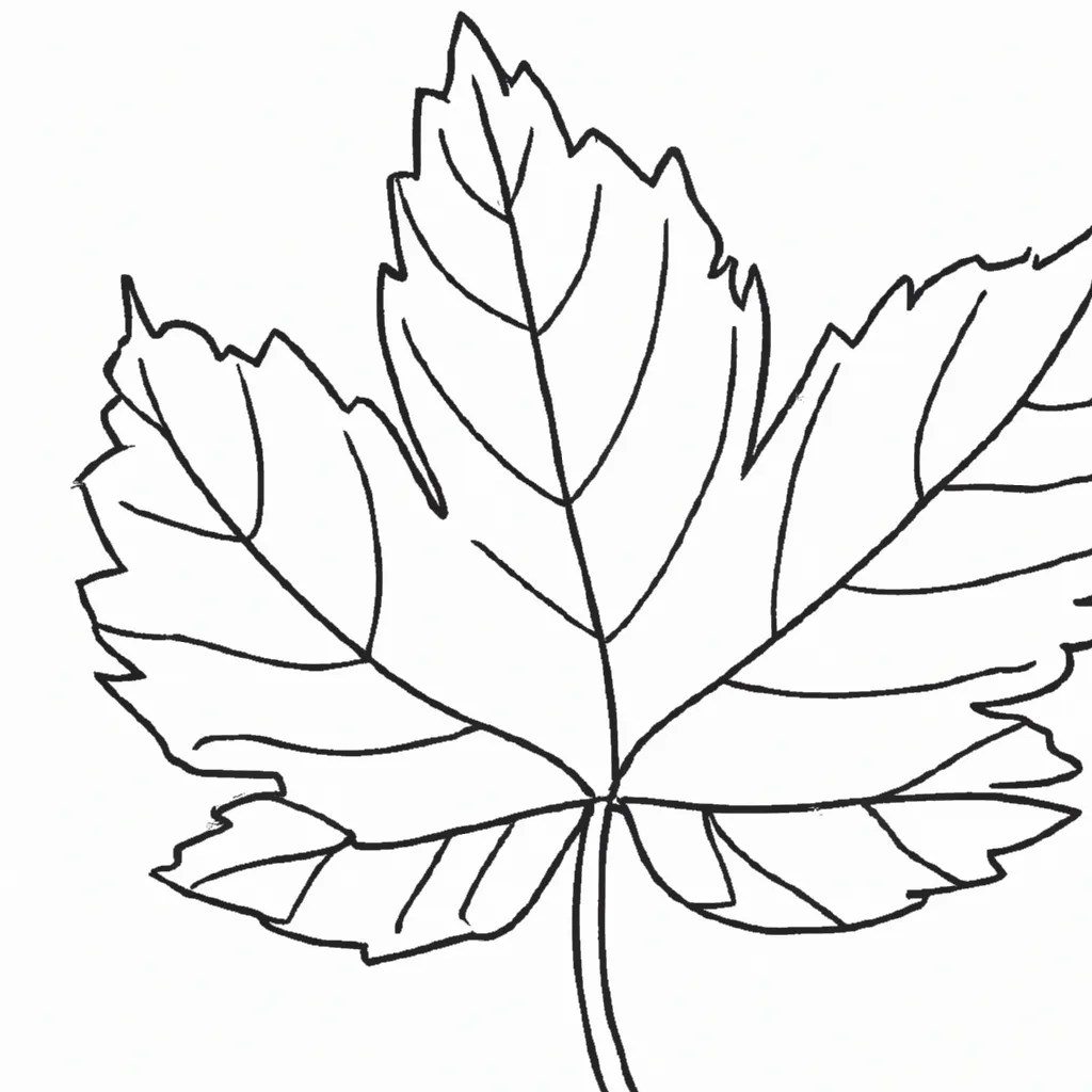 Folha de Outono Desenhos para Imprimir e Colorir que Vão Deixar o Seu