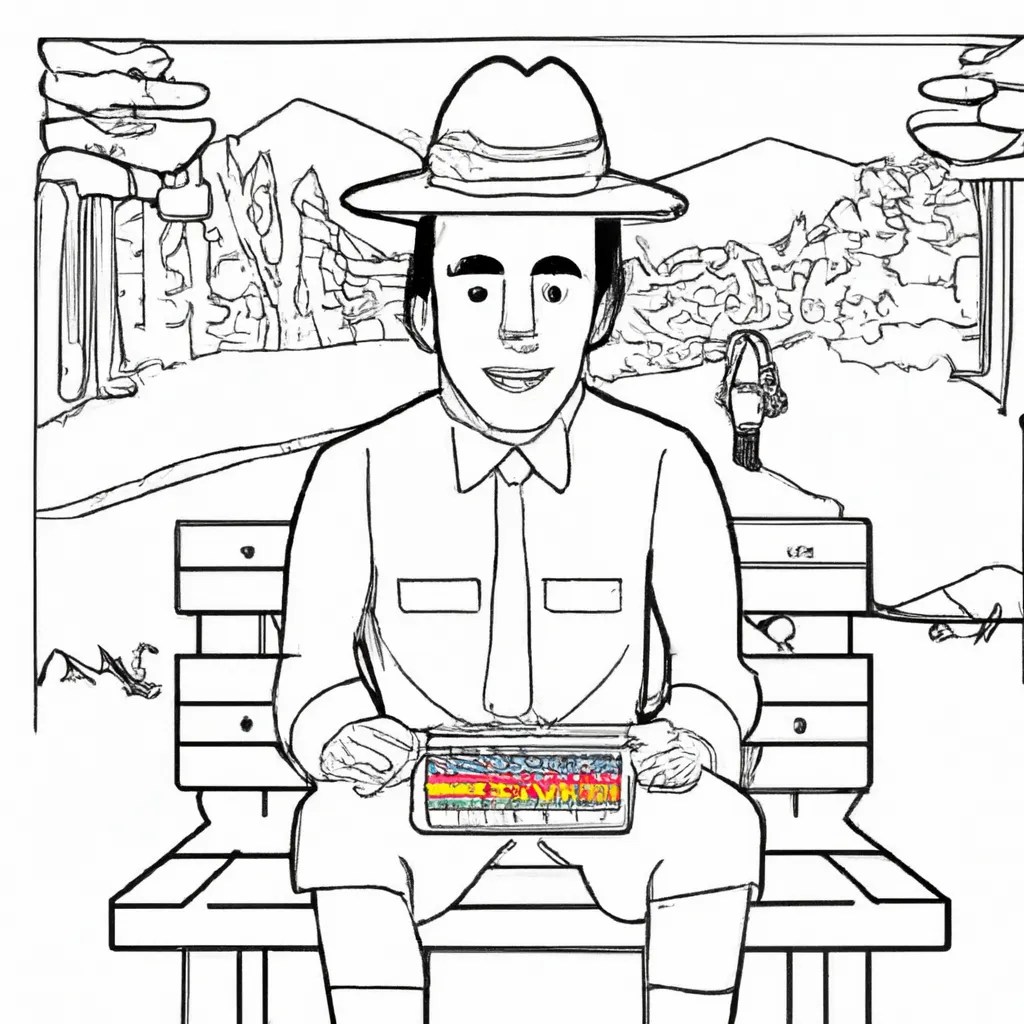 Forrest Gump Desenhos para Imprimir e Colorir!