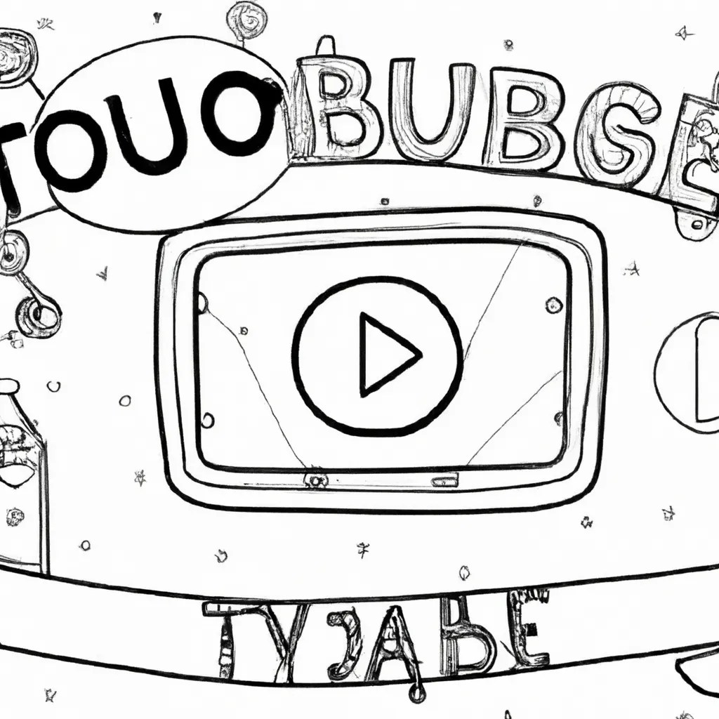 Colorindo com o YouTube! Desenhos Grátis para Imprimir e Pintar