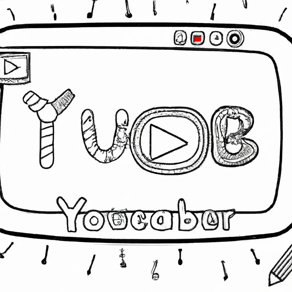 Colorindo com o YouTube! Desenhos Grátis para Imprimir e Pintar