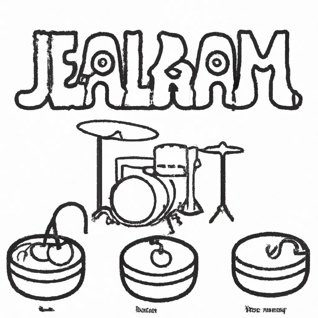 10 Incríveis Desenhos do Pearl Jam para Imprimir e Colorir