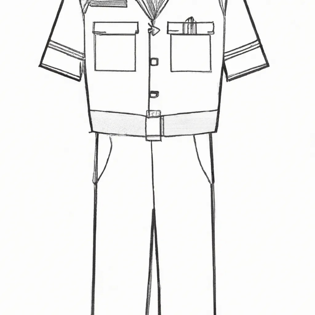 10 Desenhos de Uniforme para Imprimir e Colorir