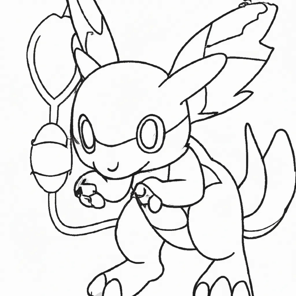 10 Desenhos de Pokémon Tynamo para Imprimir e Colorir