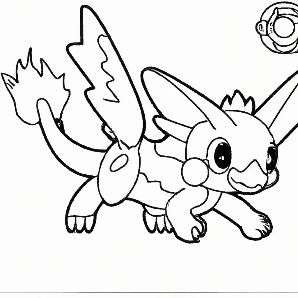 10 Desenhos de Pokémon Tynamo para Imprimir e Colorir