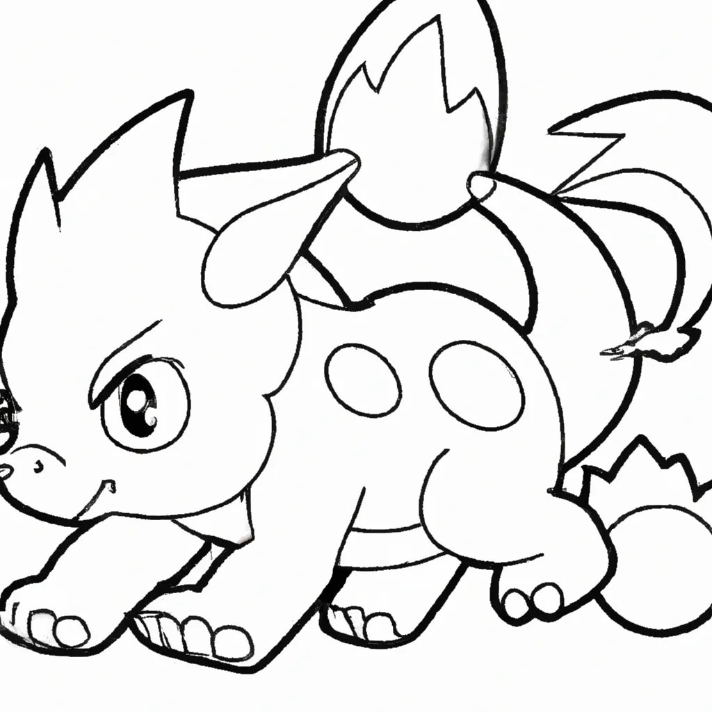 10 Desenhos de Pokémon Tynamo para Imprimir e Colorir