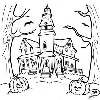 Halloweentown Coloring Page | Coloring-Pages.com