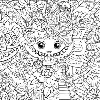 Colorful Papel Picado Banner Coloring Page | Coloring-Pages.com