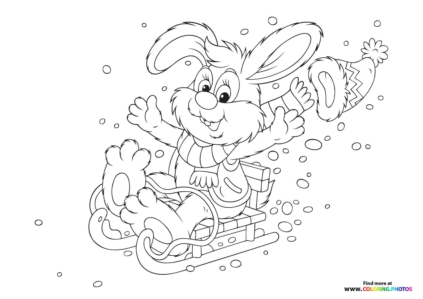 Winter Coloring Pages for kids Free and easy print or download