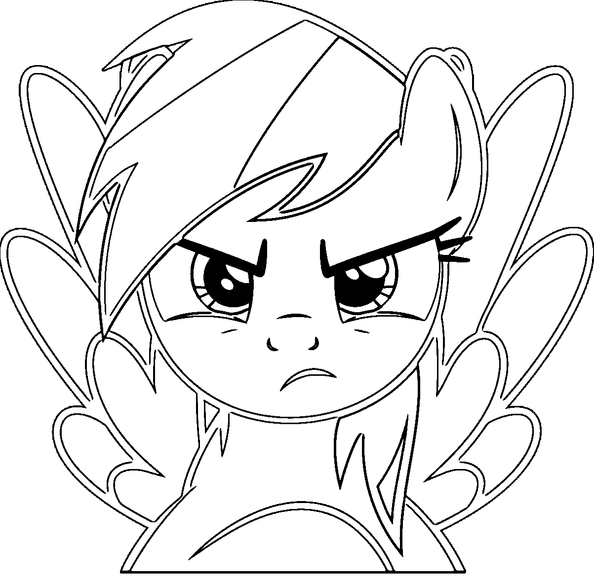 Rainbow Dash Coloring Pages Coloring Rocks