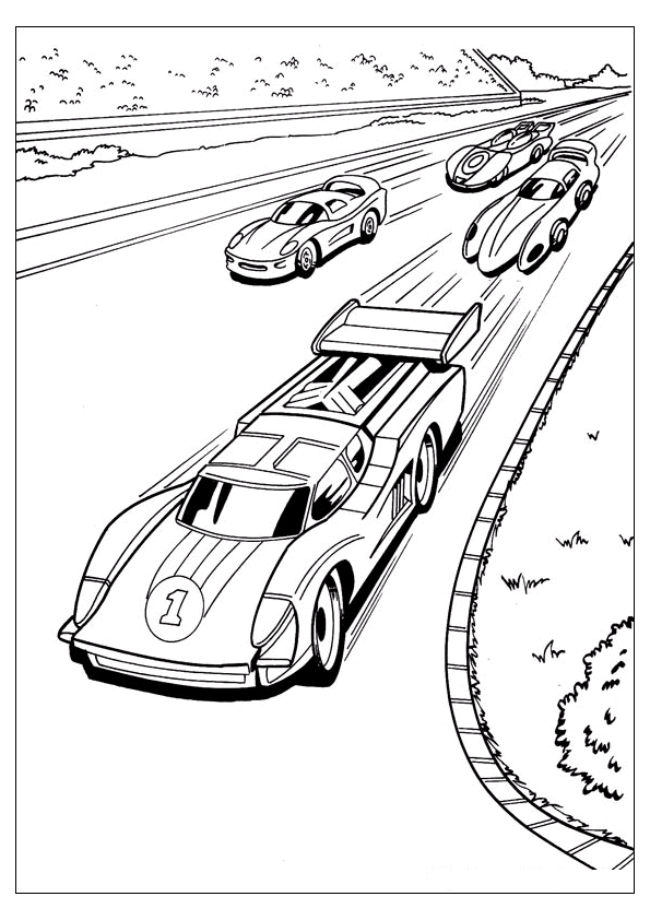 Race Car Coloring Pages coloring.rocks
