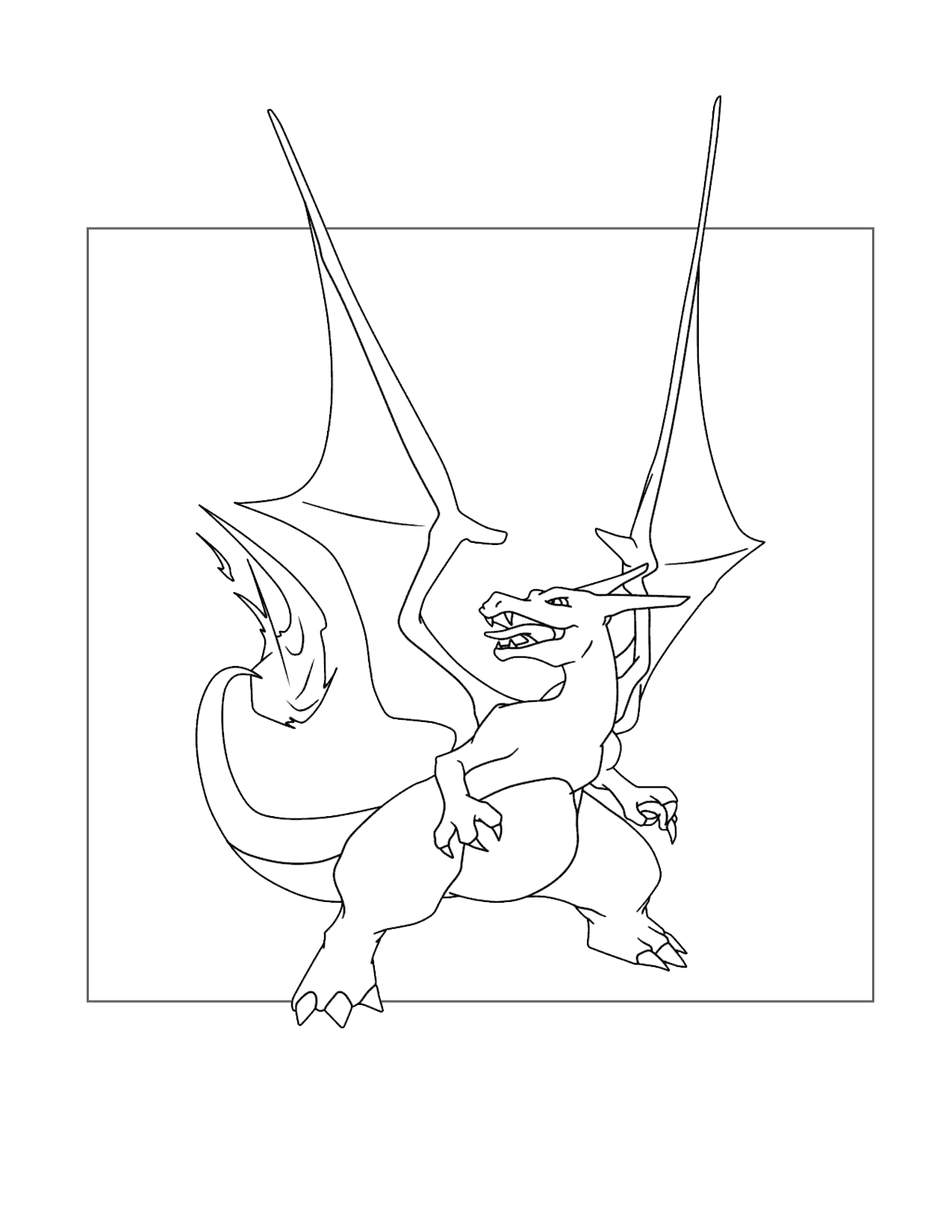 Charizard Coloring Pages – Printable Coloring Pages. FREE