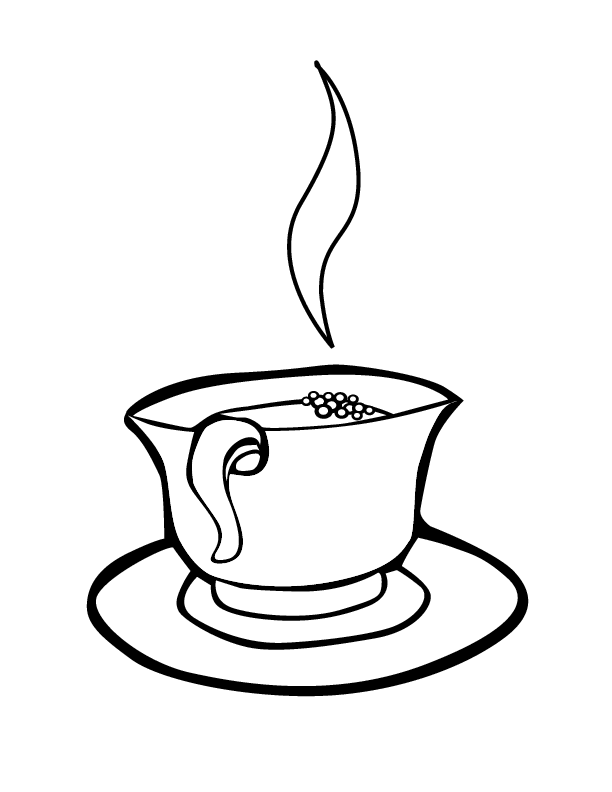 Coffee Coloring Pages Printable Coloring Pages