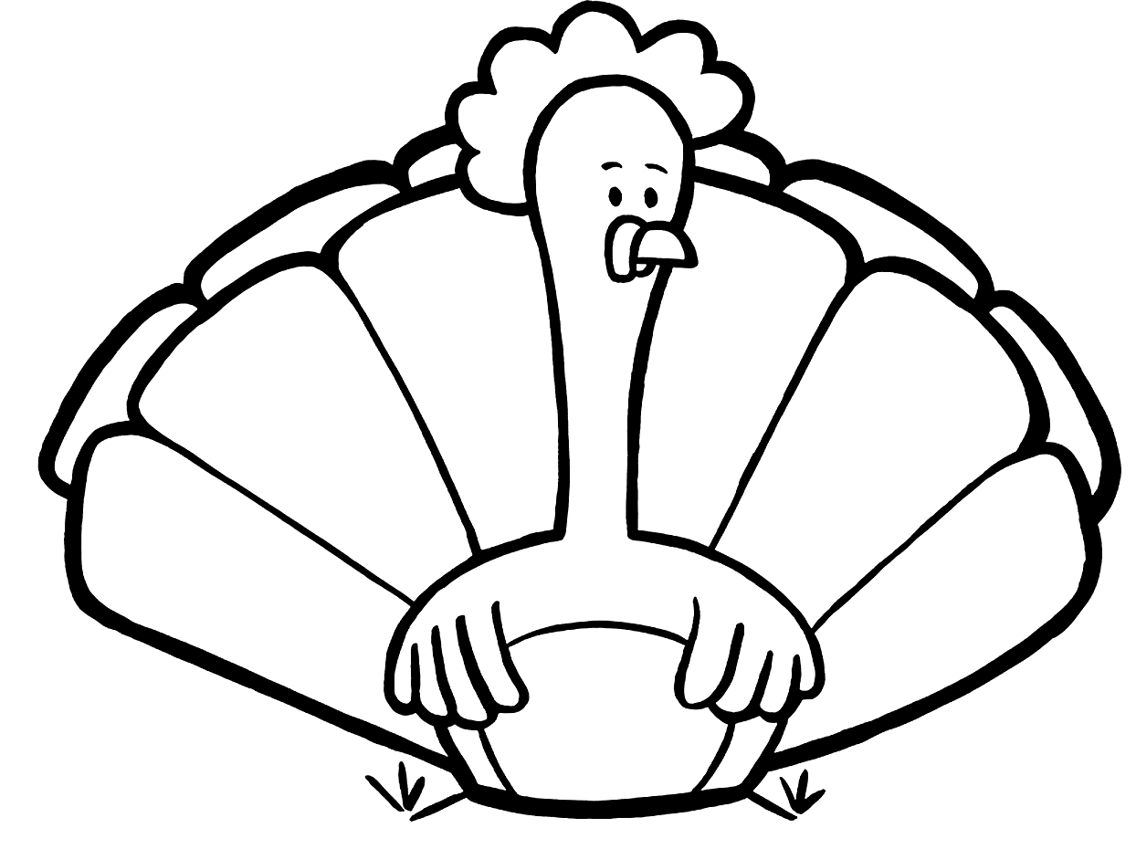 Turkey Coloring Pages – Printable Coloring Pages. FREE