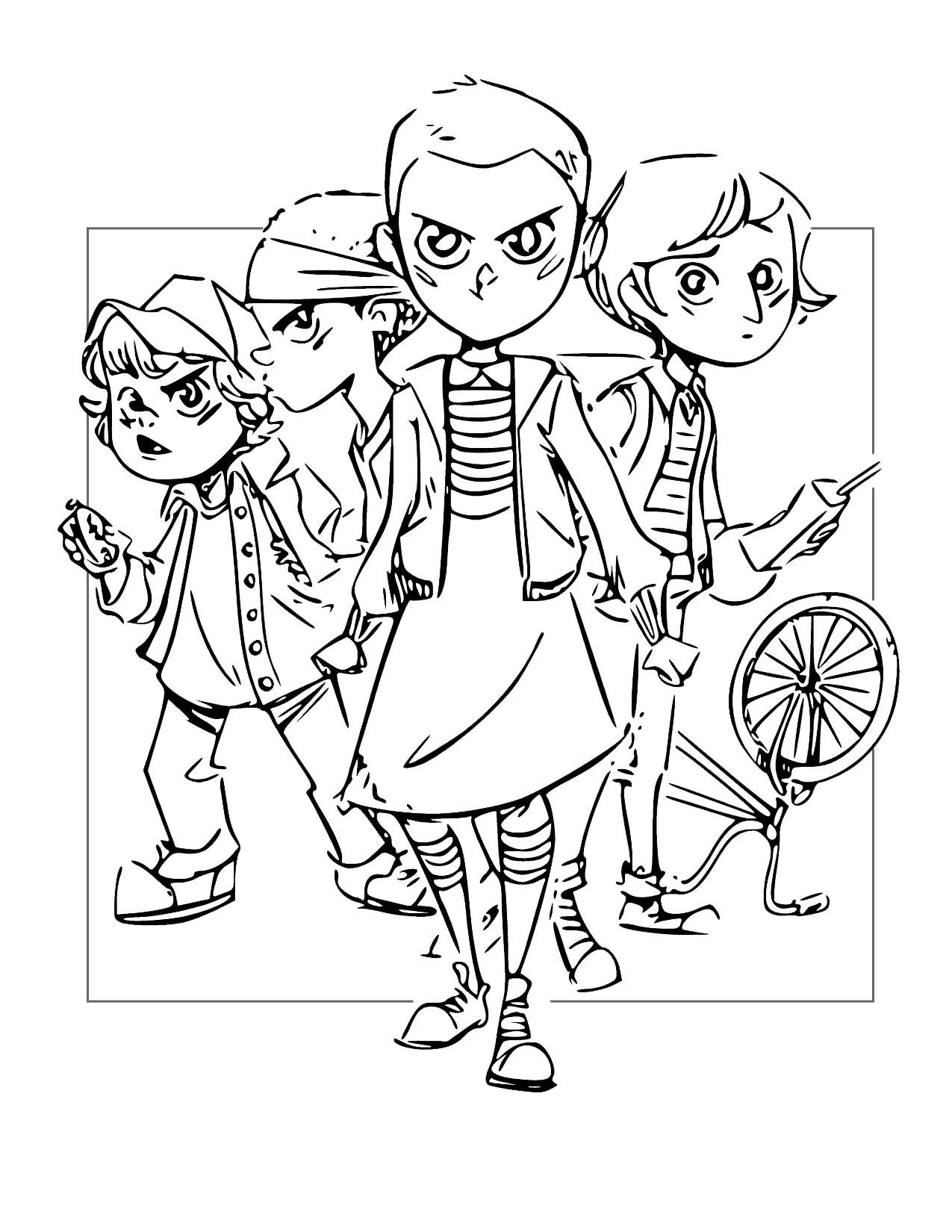 Stranger Things Coloring Pages – Printable Coloring Pages. FREE