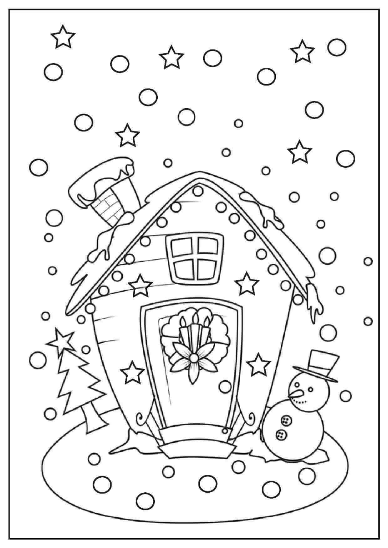 Winter Coloring Pages – Printable Coloring Pages. FREE