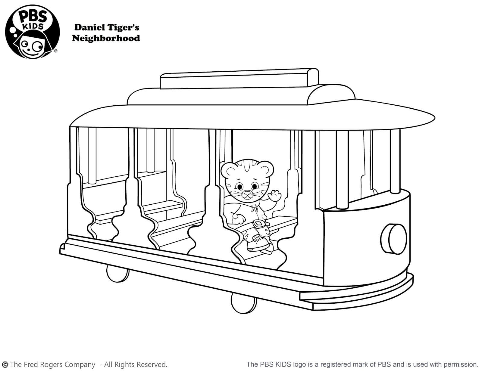 Daniel Tiger Coloring Pages Printable Coloring Pages