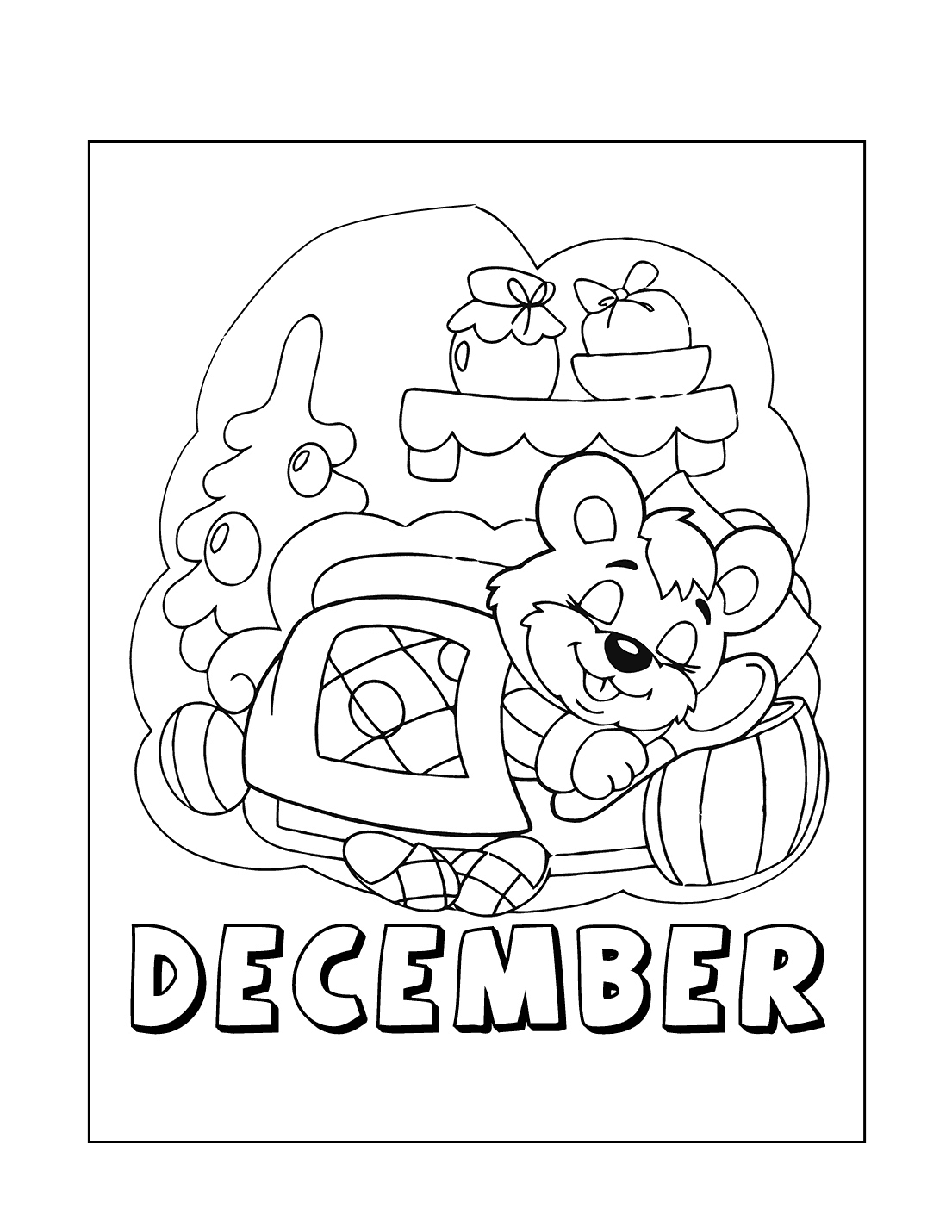 December Coloring Pages Printable Coloring Pages. FREE December Coloring Pages Printable Coloring Pages. FREE