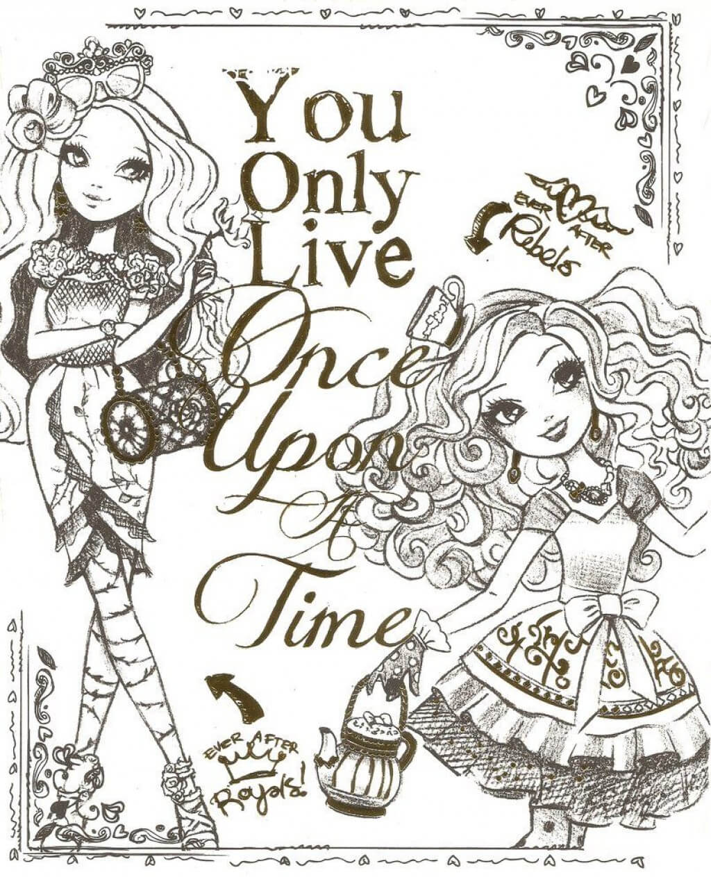 Doll Coloring Pages Printable Coloring Pages