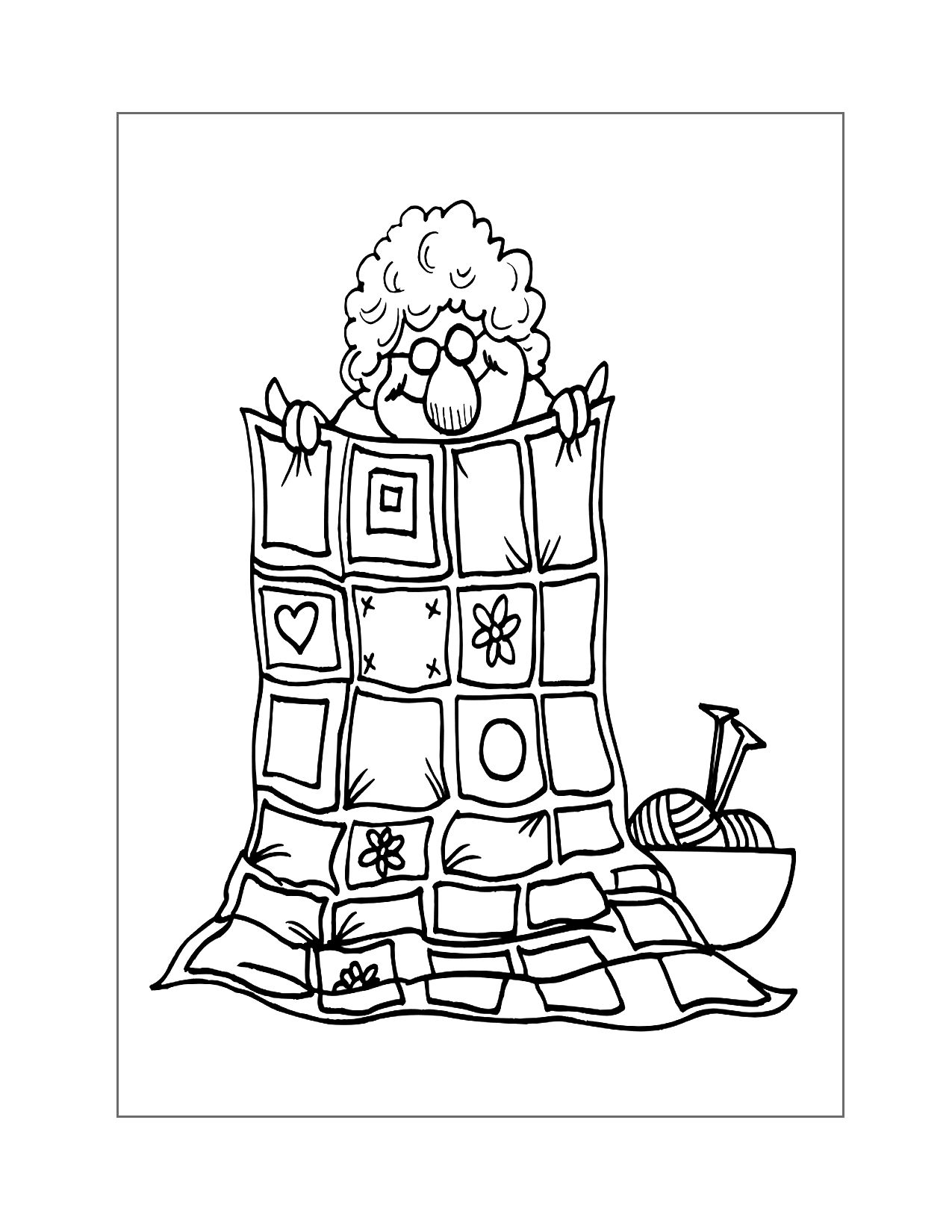 Quilt Coloring Pages Printable Coloring Pages