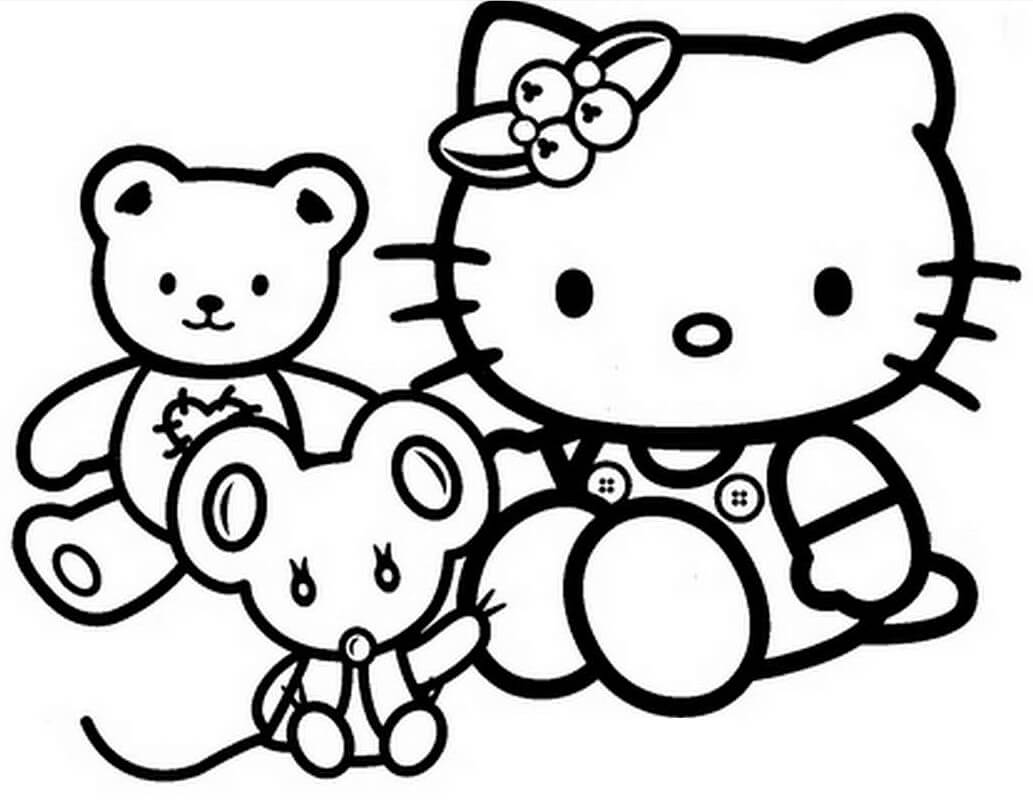 Hello Kitty Coloring Pages Printable Coloring Pages
